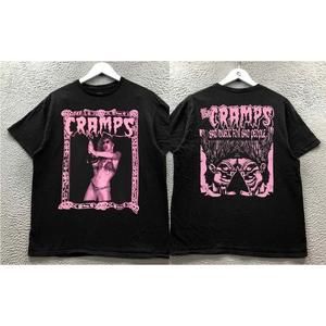 The Cramps Poison Ivy T-Shirt Bad Music For Bad People Shirt 2 Sided